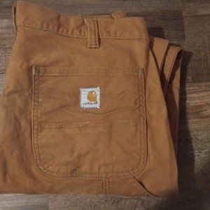 Carhartt RUGGED FLEX RELAXED FIT DUCK DOUBLE FRONT UTILITY Jeans PANTs size 34